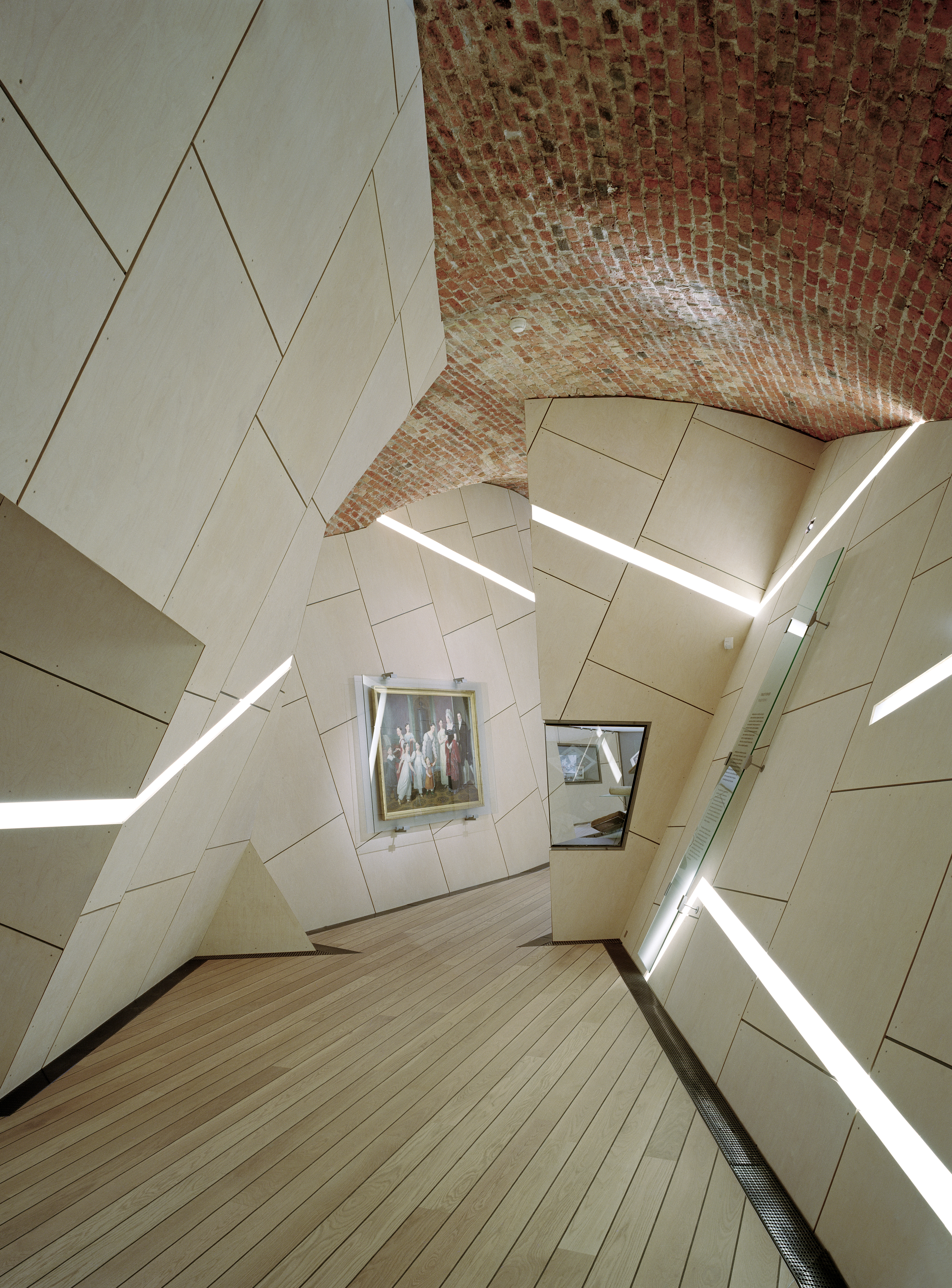 Danish Jewish Museum - Libeskind - Description. Located in one of the oldest parts of Copenhagen, the Danish   Jewish Museum is housed in a former 17th-century boathouse and library built by  Â ...